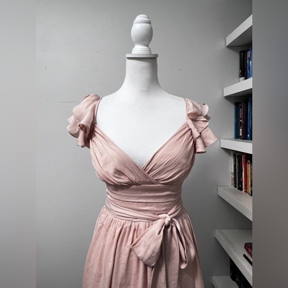 Saints & Secrets Blush Satin Dress Size Small NWT - Picture 2 of 16